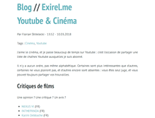 Tablet Screenshot of blog.exirel.me